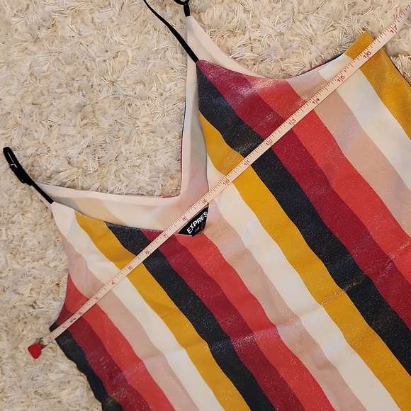 Express Tank Top Striped Adjustable Straps - Picture 3 of 8